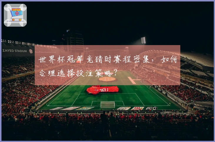 世界杯冠军竞猜时赛程密集，如何合理选择投注策略？